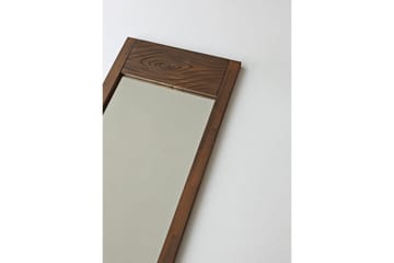 Stationsspegel Kaynta Walnut - Mörkbrun - Inredning - Spegel - Golvspegel