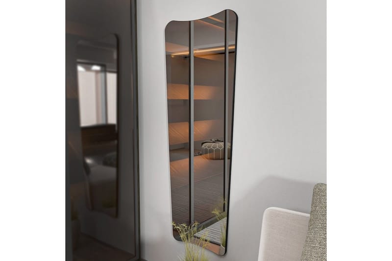 Stationsspegel Vitros Transparent / Svart - Svart/Vit - Inredning - Spegel - Hallspegel