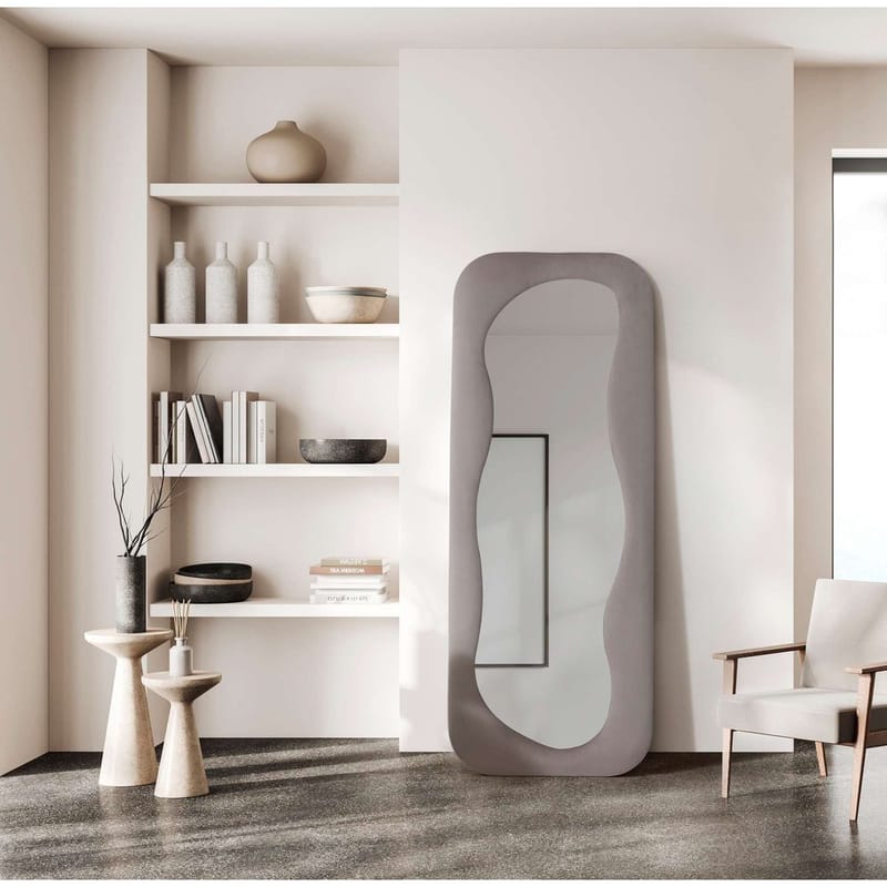 Taharoa Golvspegel 65x170 cm - Taupe - Inredning - Spegel - Golvspegel