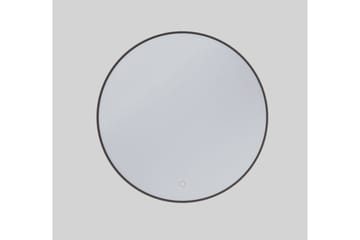 Vägghängd Spegel Divissi Rund 80 cm - Svart - Inredning - Spegel - Hallspegel