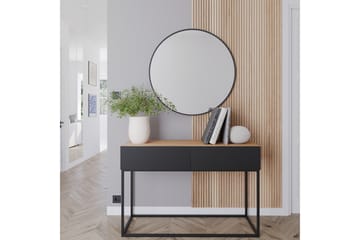 Vägghängd Spegel Divissi Rund 80 cm - Svart - Inredning - Spegel - Hallspegel