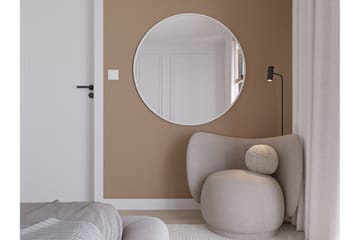 Vägghängd Spegel Elistul 60 cm - Vit - Inredning - Spegel - Hallspegel