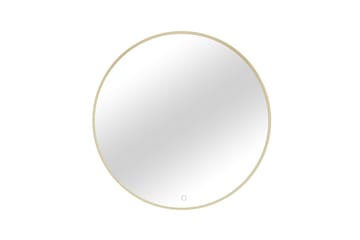 Vägghängd Spegel Gerbinie Rund 60 cm - Guld - Inredning - Spegel - Hallspegel