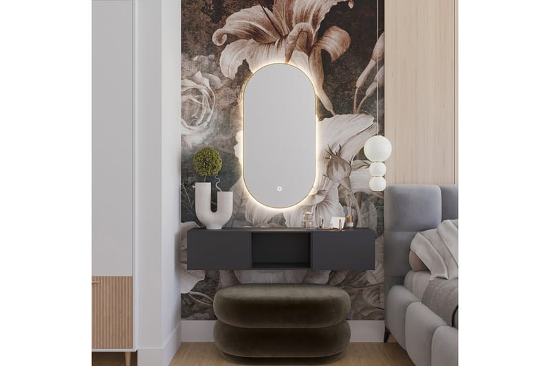 Vägghängd Spegel Micedi 50x100 cm - Guld - Inredning - Spegel - Hallspegel