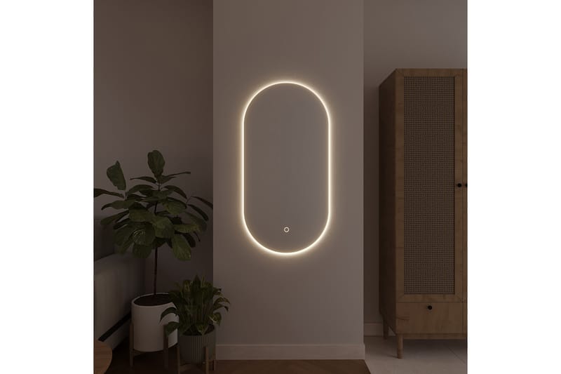 Vägghängd Spegel Micedi 50x100 cm - Guld - Inredning - Spegel - Hallspegel