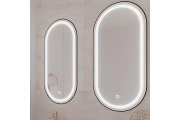 Vägghängd Spegel Robienti 50x100 cm - Svart - Inredning - Spegel - Hallspegel