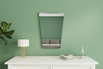 Vägghängd Spegel Veliza Rektangulär 50 cm - Beige - Inredning - Spegel - Hallspegel