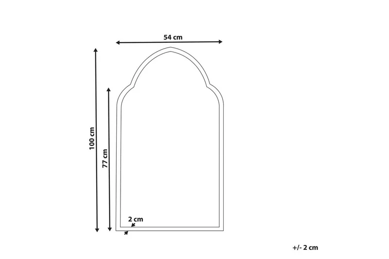 Väggspegel Aconchi - Inredning - Spegel - Hallspegel