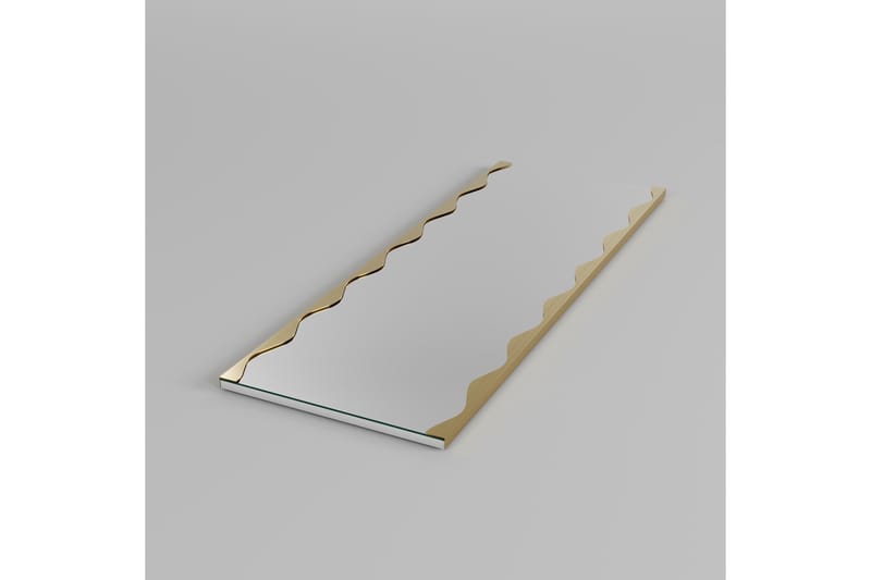 Akol Spegel 50 cm Rektangulär - Guld - Inredning - Spegel - Väggspegel