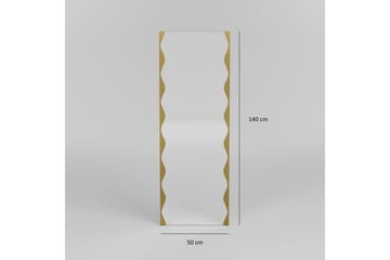 Akol Spegel 50 cm Rektangulär - Guld - Inredning - Spegel - Väggspegel