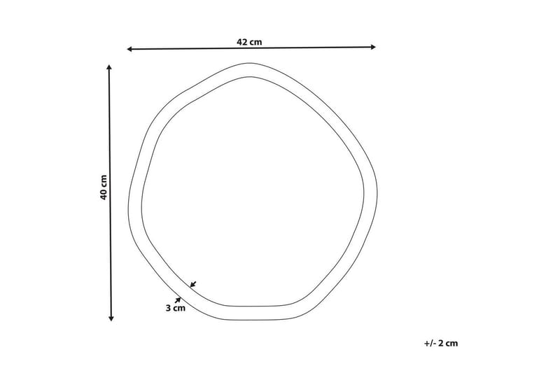 Väggspegel Angke - Inredning - Spegel - Hallspegel