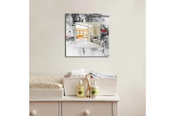 Armavir Dekorspegel 50x50 cm Abstract - Plexiglas/Flerfärgad - Inredning - Spegel - Väggspegel