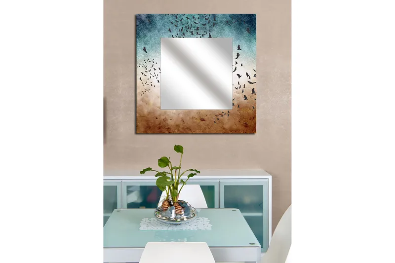 Armavir Dekorspegel 50x50 cm Animals, Plexiglas/Flerfärgad
