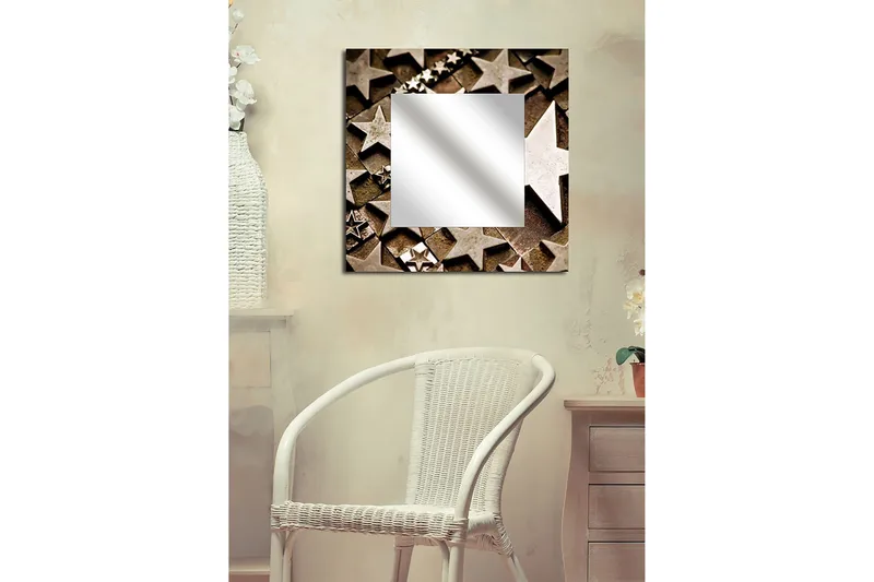 Armavir Dekorspegel 50x50 cm Christmas, Plexiglas/Flerfärgad