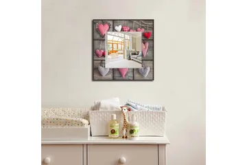 Armavir Dekorspegel 50x50 cm Love - Plexiglas/Flerfärgad - Inredning - Spegel - Väggspegel