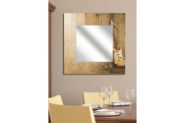 Armavir Dekorspegel 50x50 cm Music - Plexiglas/Flerfärgad - Inredning - Spegel - Väggspegel