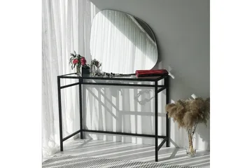 Asymmetrisk Spegel 67x85 cm - Svart - Inredning - Spegel - Väggspegel