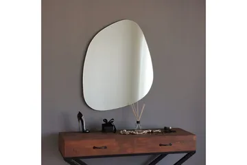Asymmetrisk Spegel 67x85 cm - Svart - Inredning - Spegel - Väggspegel