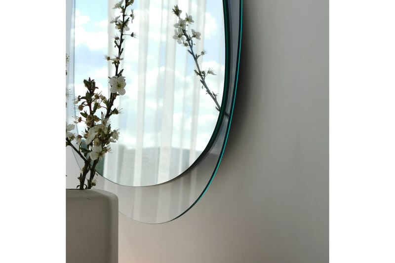 Asymmetrisk Väggspegel Banize 55x75 cm - Härdat Glas - Inredning - Spegel - Väggspegel