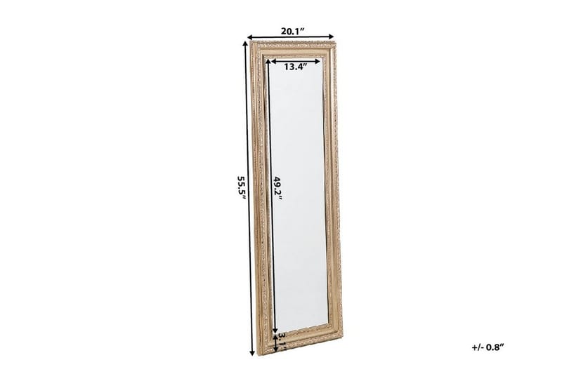 Aurillac Spegel 51 cm - Guld - Inredning - Spegel - Väggspegel