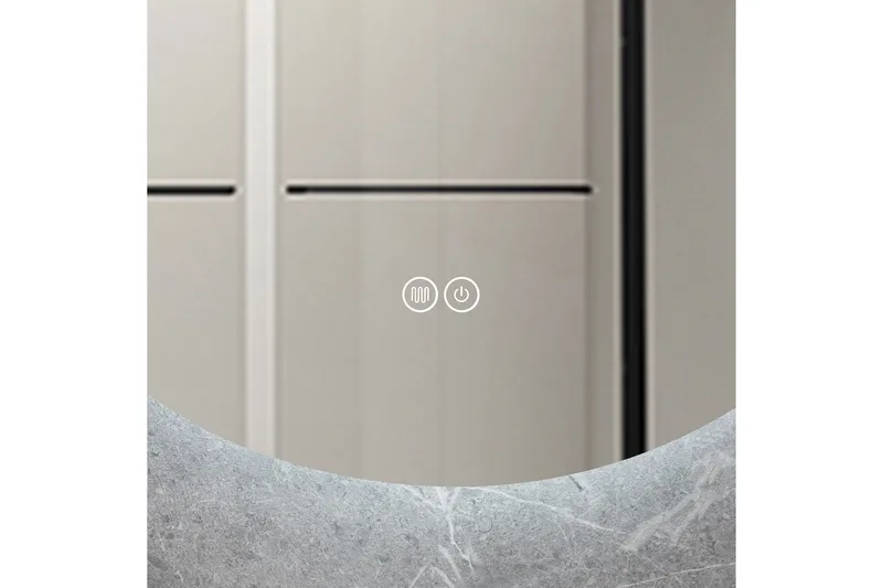 Badrumsspegel Rund 100 cm med LED-belysning och anti-fog - Lyfco - Inredning - Spegel - Väggspegel