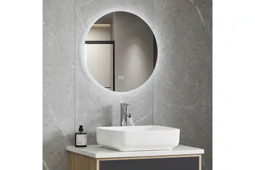 Badrumsspegel Rund 40 cm med LED-belysning och anti-fog - Lyfco - Inredning - Spegel - Väggspegel