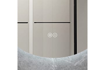 Badrumsspegel Rund 40 cm med LED-belysning och anti-fog - Lyfco - Inredning - Spegel - Väggspegel