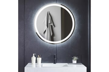 Badrumsspegel Rund 60 cm med LED-belysning, anti-fog och dimmer - Lyfco - Inredning - Spegel - Väggspegel