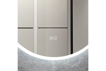 Badrumsspegel Rund 60 cm med LED-belysning och anti-fog - Lyfco - Inredning - Spegel - Väggspegel