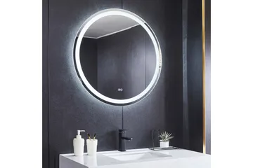 Badrumsspegel Rund 80 cm med LED-belysning, anti-fog och dimmer - Lyfco - Inredning - Spegel - Väggspegel