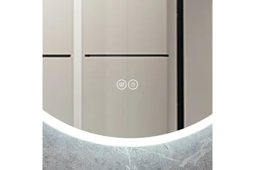 Badrumsspegel Rund 80 cm med LED-belysning och anti-fog - Lyfco - Inredning - Spegel - Väggspegel