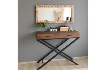 Bahiya Dekorationsspegel 110 cm - Valnöt - Inredning - Spegel - Väggspegel