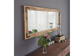 Bakies Dekorationsspegel 110 cm - Valnöt - Inredning - Spegel - Väggspegel