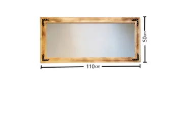 Bakies Dekorationsspegel 110 cm - Valnöt - Inredning - Spegel - Väggspegel
