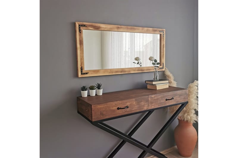 Bakies Dekorationsspegel 110 cm - Valnöt - Inredning - Spegel - Väggspegel