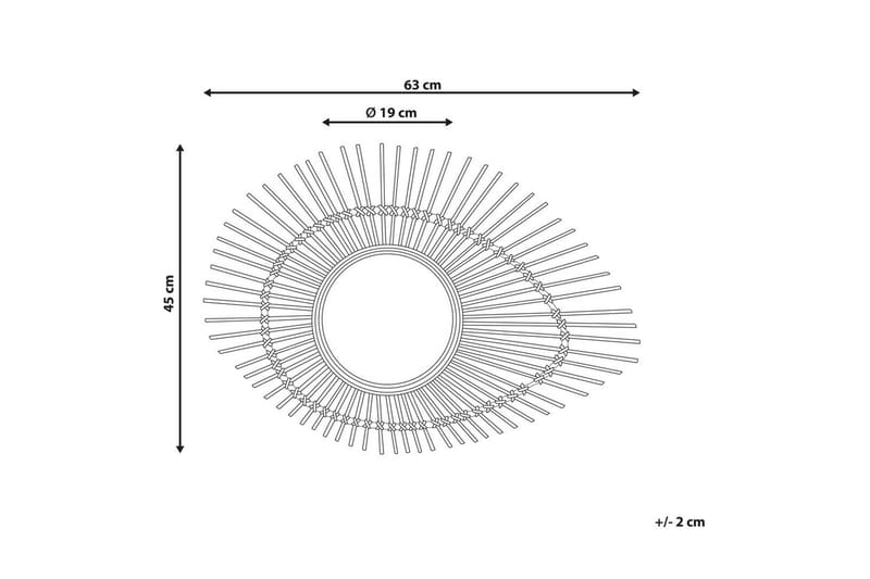 Väggspegel Bario - Inredning - Spegel - Hallspegel