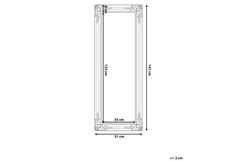Bellac Spegel 51 cm - Silver - Inredning - Spegel - Väggspegel