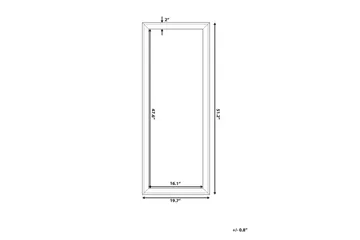 Benon Spegel 50 cm - Vit - Inredning - Spegel - Väggspegel