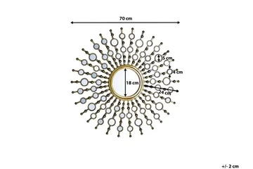 Blois Spegel 70 cm - Guld - Inredning - Spegel - Väggspegel