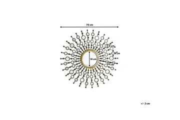 Blois Spegel 70 cm - Guld - Inredning - Spegel - Väggspegel