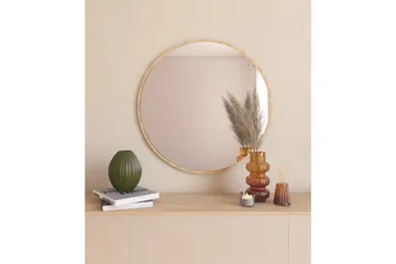 Buhem Spegel 60 cm Rund - Trä/Natur - Inredning - Spegel - Väggspegel