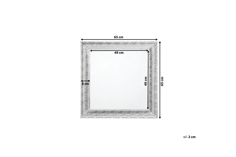 Cavan Spegel 65 cm - Silver - Inredning - Spegel - Väggspegel