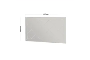 Chakra Spegel 60 cm Rektangulär - Vit - Inredning - Spegel - Väggspegel