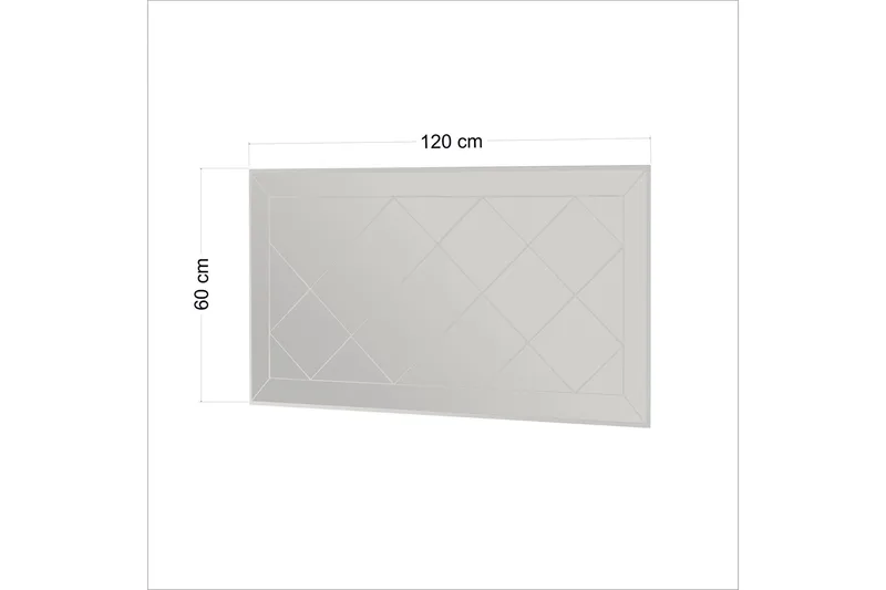 Chakra Spegel 60 cm Rektangulär - Vit - Inredning - Spegel - Väggspegel