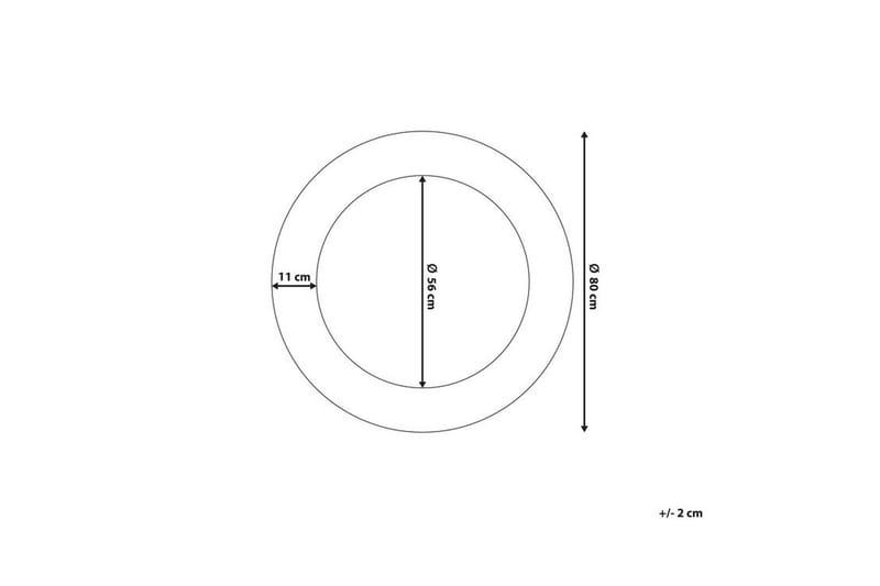 Channay Spegel 80 cm - Guld - Inredning - Spegel - Väggspegel
