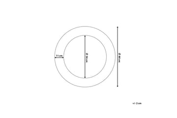 Channay Spegel 80 cm - Guld - Inredning - Spegel - Väggspegel