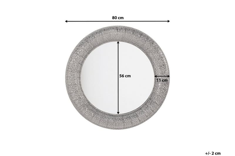 Channay Spegel 80 cm - Silver - Inredning - Spegel - Väggspegel