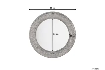 Channay Spegel 80 cm - Silver - Inredning - Spegel - Väggspegel