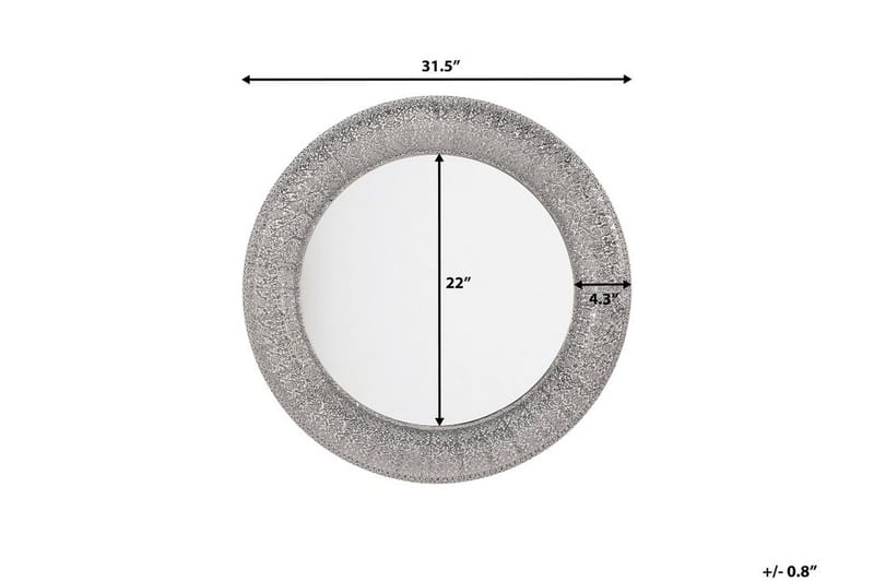 Channay Spegel 80 cm - Silver - Inredning - Spegel - Väggspegel