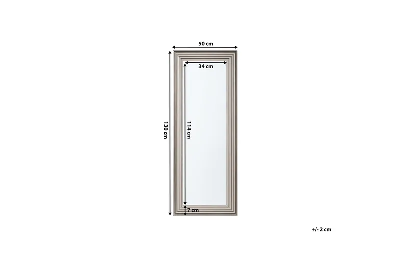 Chatain Spegel 50 cm - Silver - Inredning - Spegel - Väggspegel